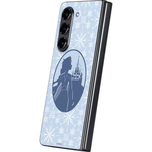 Disney Frozen II Elsa Silhouette Galaxy Z Fold5 5G Skin